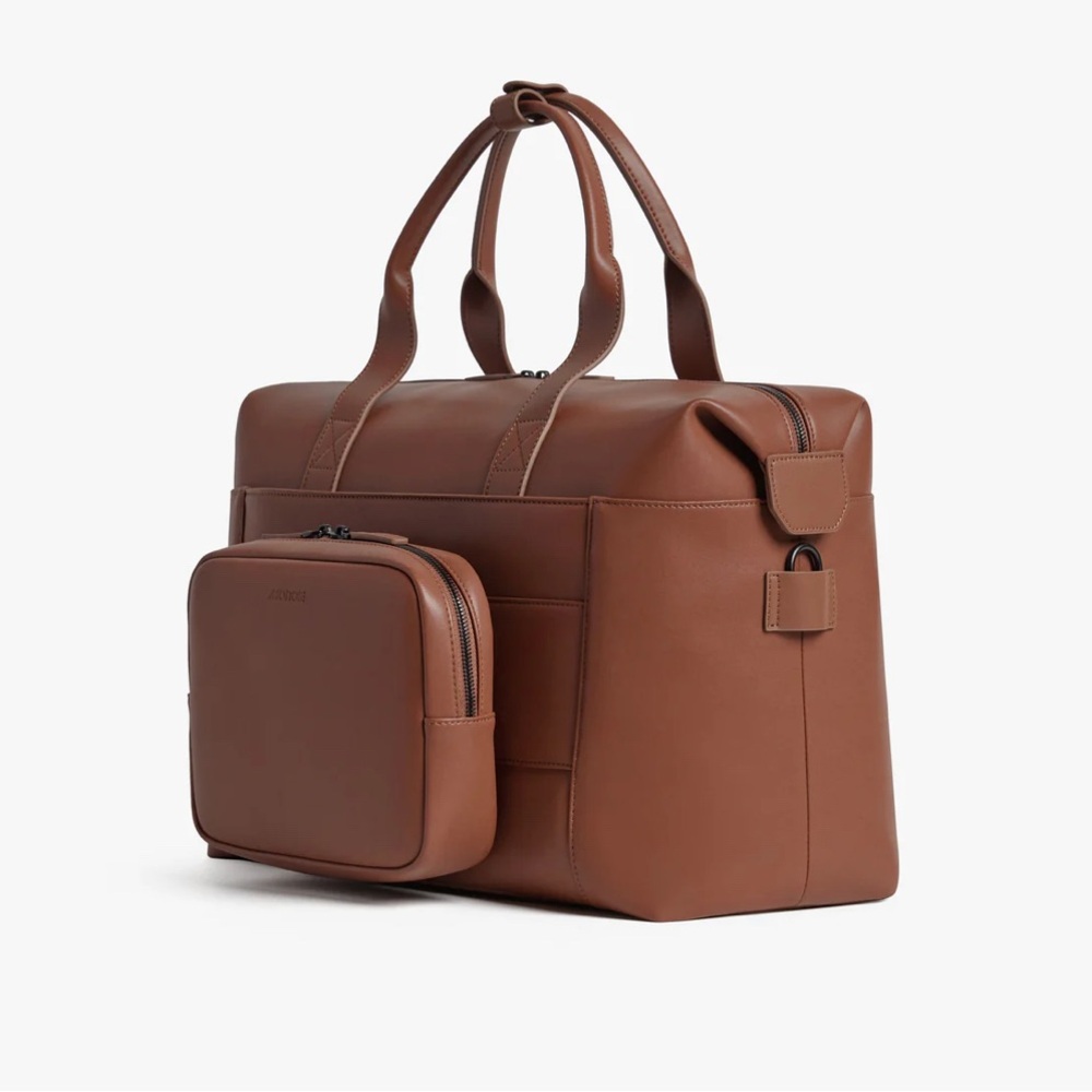 Monos Metro Duffel in Mahogany Vegan Leather